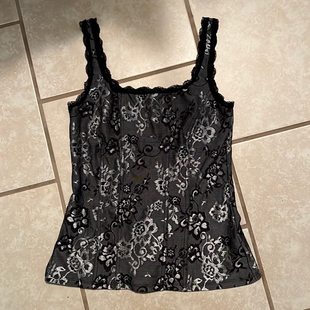 Lingerie Style Tank Top